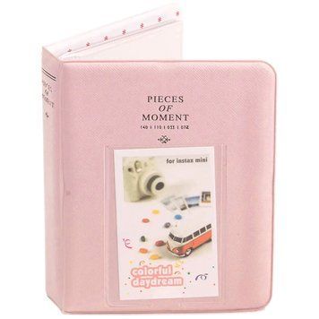 Фотоальбом рожевий для Fujifilm Instax Mini (12, 11, 40, 70, 90, 99, EVO, Link, Liplay) Polaroid 300, Z2300 на 64 фото ALBMINIPINK фото