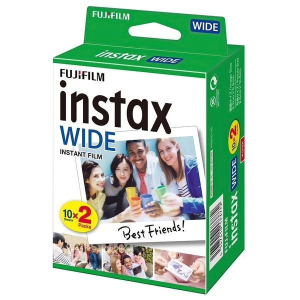 Подарунковий набір камера Fujifilm Instax Wide EVO, Фотопапір 20 шт, Чохол, Фотоальбом на 64 фото Коричневий NAB_WIDEEVO_BRN фото