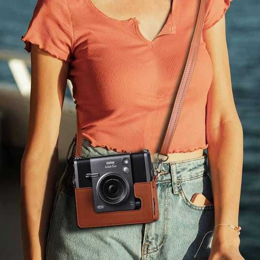 Чехол для фотоаппарата Fujifilm Instax Wide EVO Коричневый