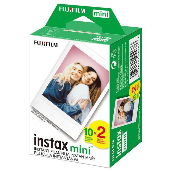 Подарунковий набір камера Fujifilm Instax Mini 12, Фотопапір 20шт, Чохол, Фотоальбом на 64 фото, Набір фоторамок (10 шт) з прищепками Блакитний NAB_MINI12_11_BLUE фото