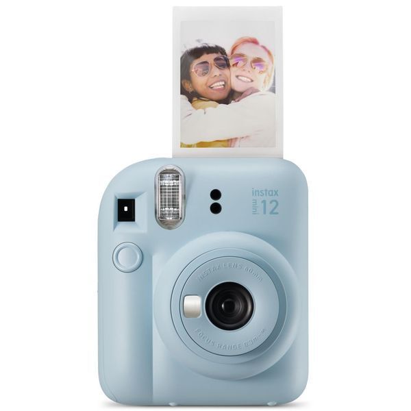 Подарунковий набір камера Fujifilm Instax Mini 12, Фотопапір 20шт, Чохол, Фотоальбом на 64 фото, Набір фоторамок (10 шт) з прищепками Блакитний NAB_MINI12_11_BLUE фото