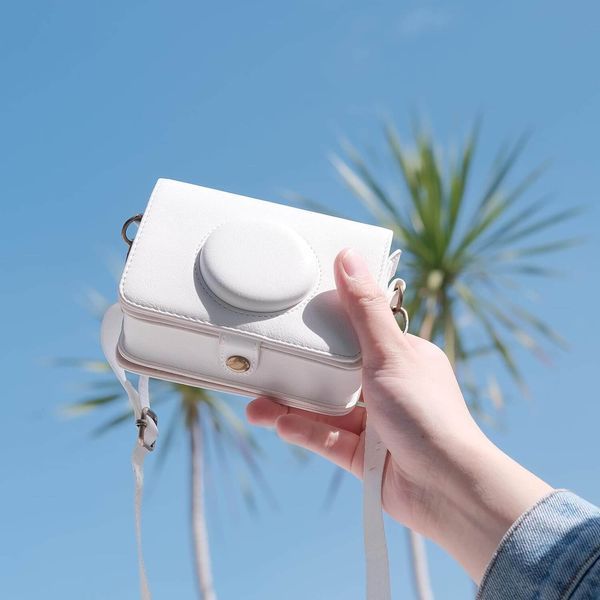 Чохол для фотоапарата Fujifilm Instax Mini EVO Білий CASEEVOW фото