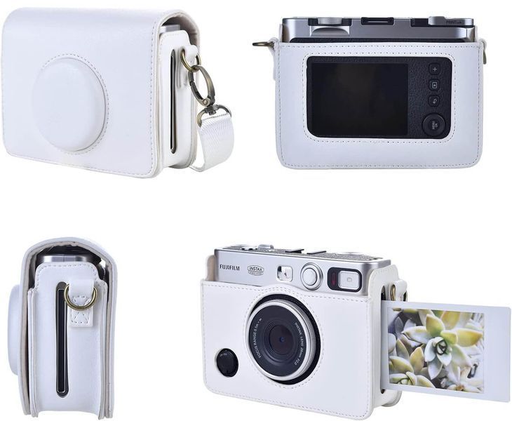 Чохол для фотоапарата Fujifilm Instax Mini EVO Білий CASEEVOW фото