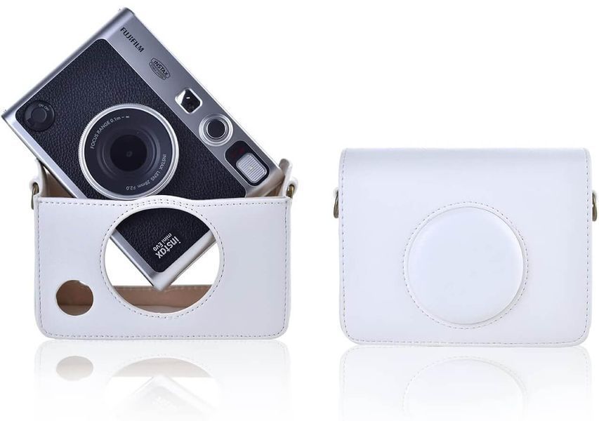Чохол для фотоапарата Fujifilm Instax Mini EVO Білий CASEEVOW фото