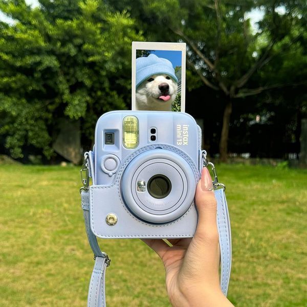 Подарунковий набір камера Fujifilm Instax Mini 13, Фотопапір 20 шт, Чохол шкіряний, Фотоальбом на 64 фото Блакитний NAB1M13_20_BLU фото