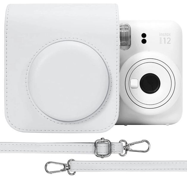 Подарунковий набір камера Fujifilm Instax Mini 12, Фотопапір 20шт, Чохол, Фотоальбом 64 фото Білий NAB_MINI12_02_WHITE фото