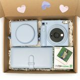 Подарунковий набір камера Fujifilm Instax Square SQ1, Фотопапір 20 шт, Чохол, Фотоальбом 80 фото Блакитний NABSQ01_BLUE фото