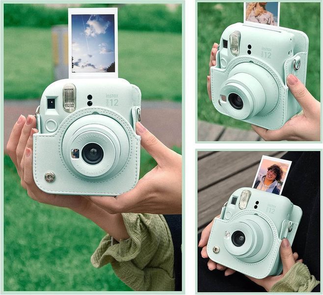 Чехол для фотоаппарата Fujifilm Instax Mini 12 Зеленый CASE12GREEN фото