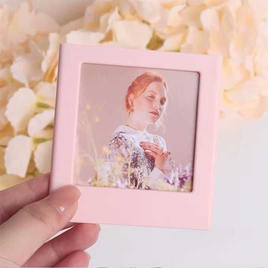 ケビンス ハート スクエアカンバッジ インスタントフォト風ブロマイド Набір магнітних фоторамок (7 шт кольорові) для Instax Square