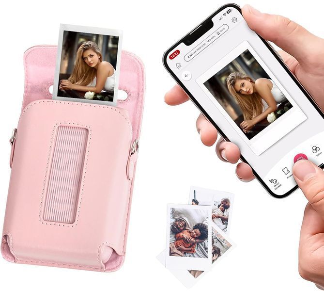 Чехол для фотопринтера Fujifilm Instax Mini Link 3 Розовый CASEMLNK3P фото