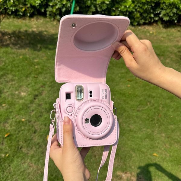 Подарунковий набір камера Fujifilm Instax Mini 13, Фотопапір 20 шт, Чохол шкіряний, Фотоальбом на 64 фото Рожевий NAB1M13_20_PIN фото