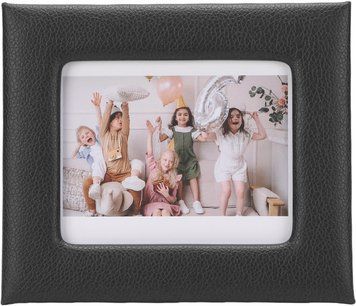 Фоторамка шкіряна для Instax Wide Чорна FRAWIDE04B фото