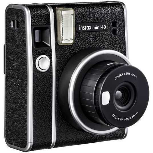 Фотоапарат Fujifilm Instax Mini 40 Black + фотопапір на 20 аркушів