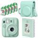 Подарунковий набір камера Fujifilm Instax Mini 13, Фотопапір 50 шт, Чохол шкіряний, Фотоальбом на 64 фото Зелений NAB1M13_50_GRE фото 1